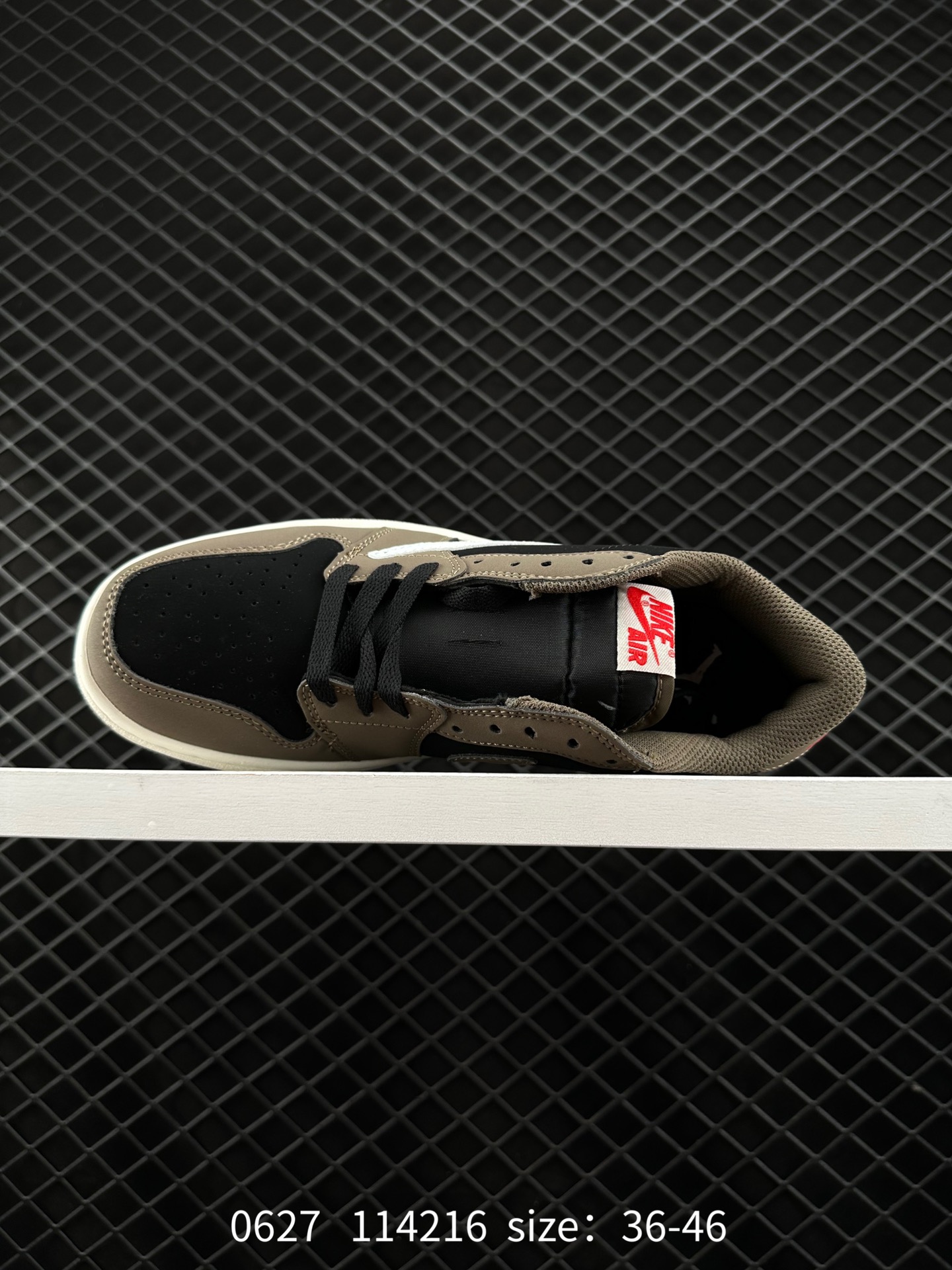 Fragment Design x Travis Scott x Nike Air Jordan 1 Low OG SP”Military Blue”